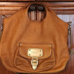 Michael Kors Tan Leather Shoulder Bag